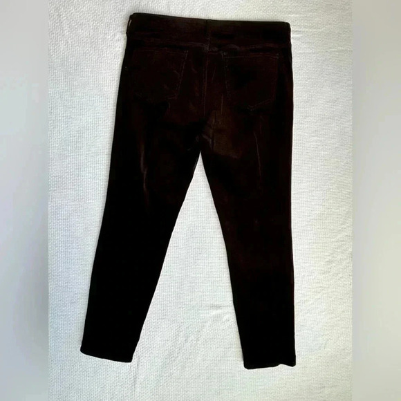 Edyson Jeans Cords Women’s 32 Short Chocolate Brown Skinny Stretch - Picture 2 of 7
